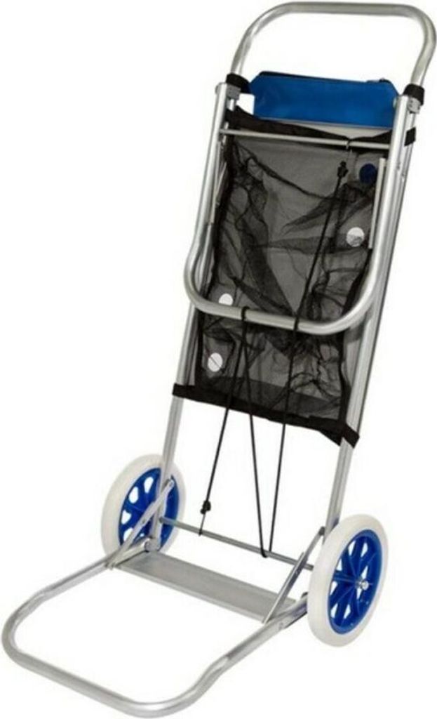Chaise de plage active 52x37x105 Cm Bleu,Gris Bleu,Gris One Image du produit 