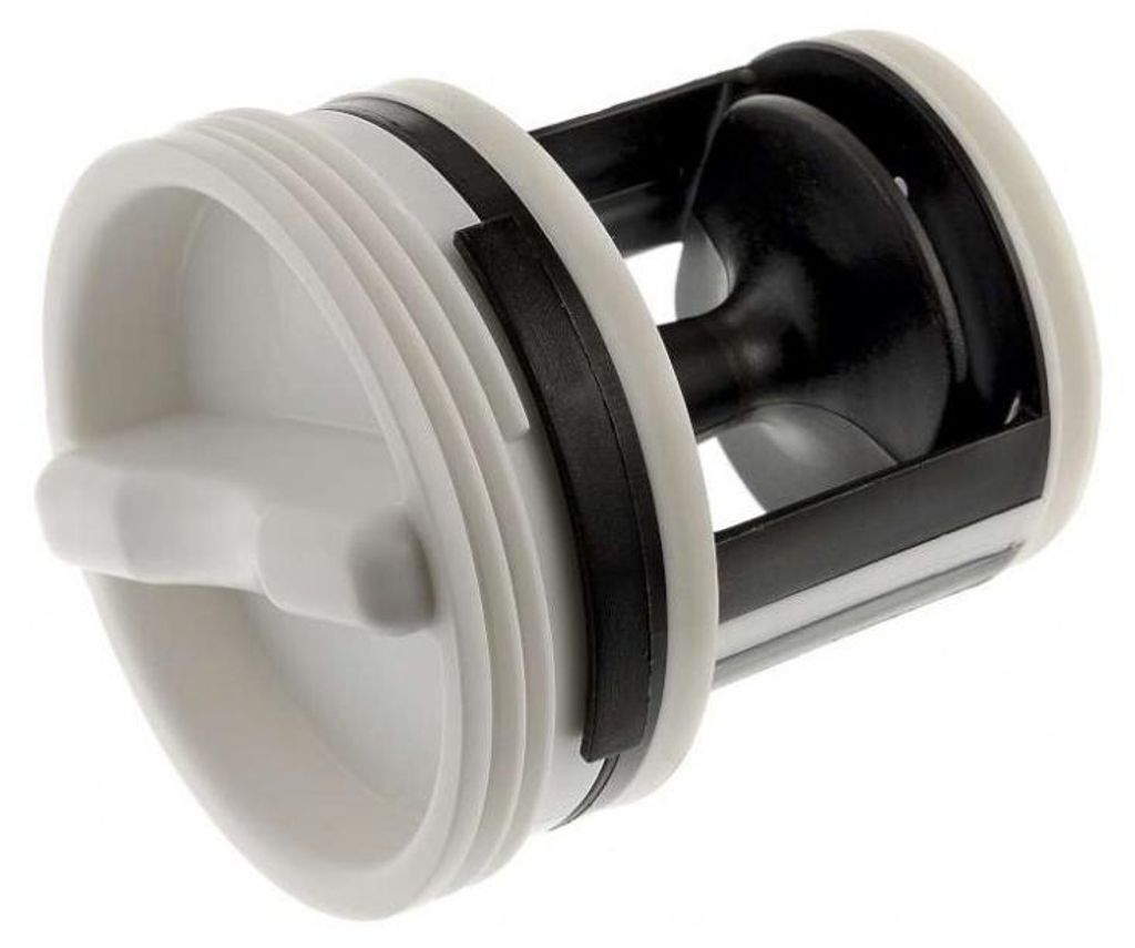 A washing machine pump filter.