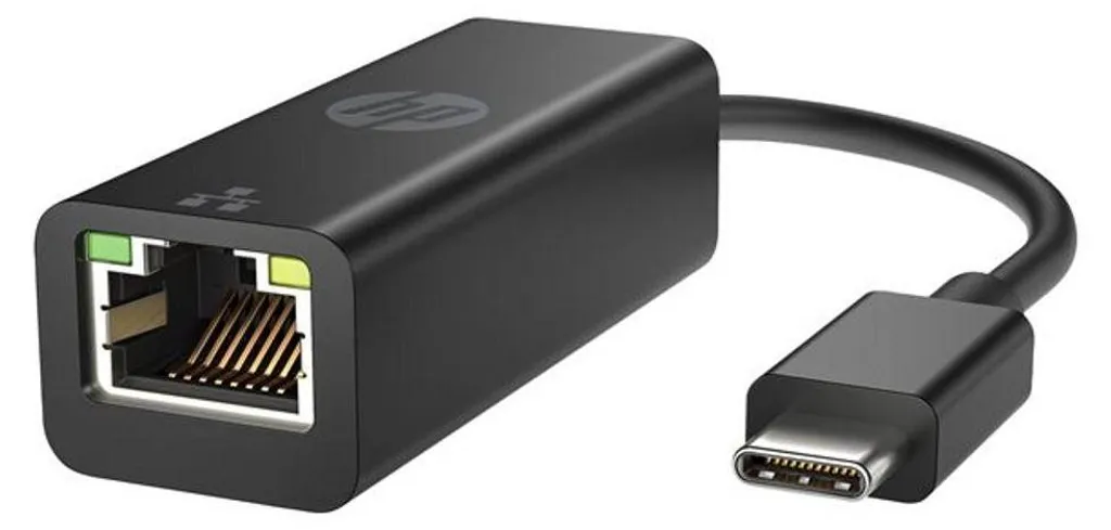 Adaptateur HP USB Type-C Gigabit Ethernet Stable et Rapide 1000 Mbps - 3