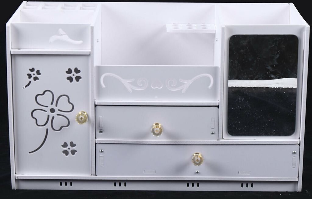 Kosmetický organizér Kosmetický box Zásuvka se zrcadlem PVC Obrázek produktu 4