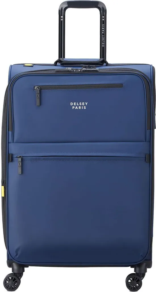 Valise Moyenne Taille Maubert 2.0 Bleue Marine 71cm avec Extension Delsey