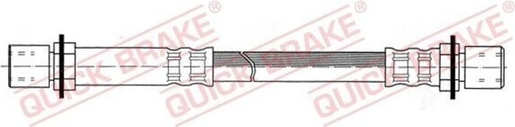 QUICK BRAKE 22.071 Bremsschlauch für TOYOTA 4 Runner (N1) 4 RUNNER (KZN18, VZN18, RZN18) HILUX IV Pick-up (N5, N6)