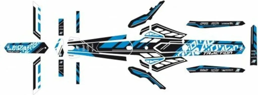 Kit Déco Blackbird Traction Sherco ST : Protégez et Relookez votre Moto