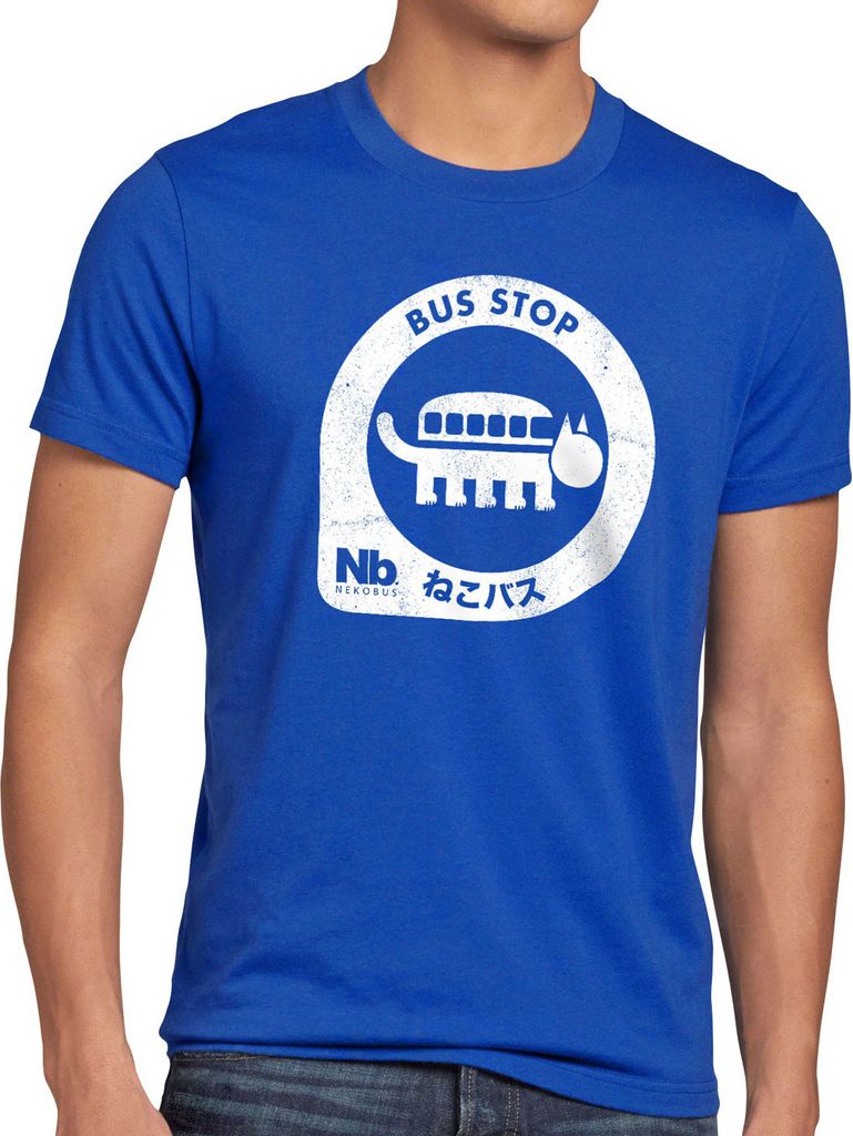 style3 Nekobus Herren T-Shirt stop neko nachbar tonari no