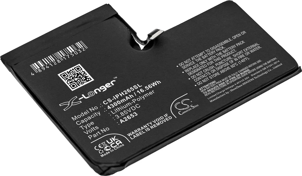 Batterie Haute Capacité A2653 pour iPhone 13 Pro Max - Fiabilité Pro