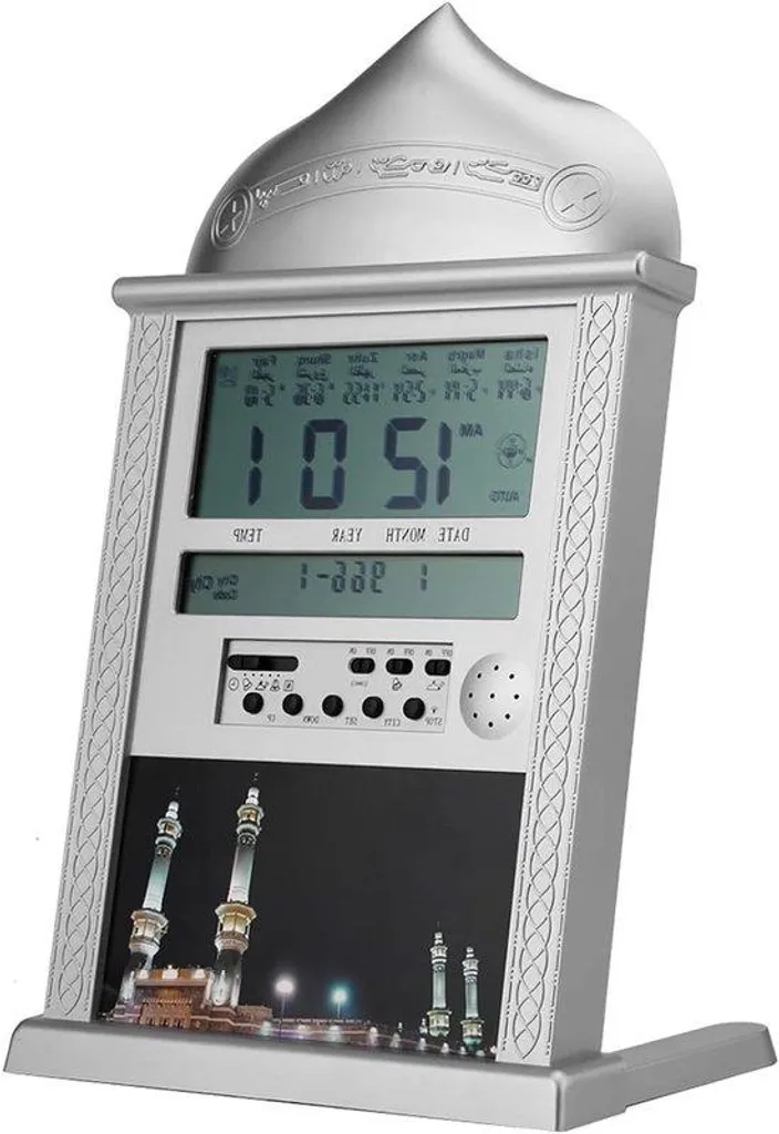 Horloge d'Azan Islamique Moderne pour ne Plus Manquer l'Heure de Prière