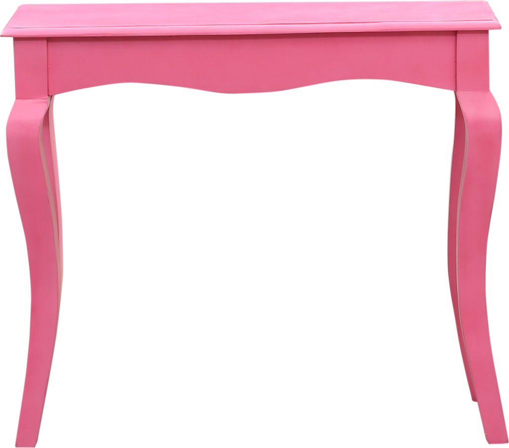 Marrakesch Vintage Konsolentisch Kommode in Rosa aus Holz 90cm breit und 30cm schmal | Stilvolle Konsole Elifo als skandinavische Möbel für Wohnz...