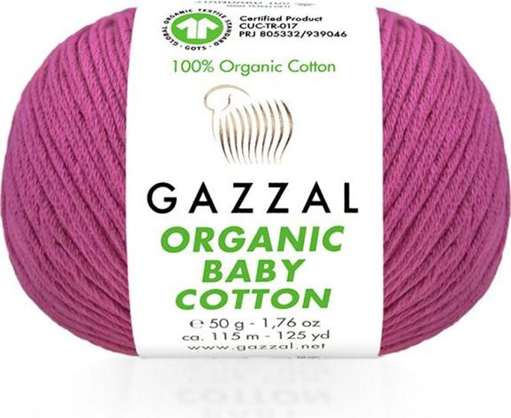 Gazzal Baumwolle 454 Piwonie: Weiche, hypoallergene Babywolle, 100%