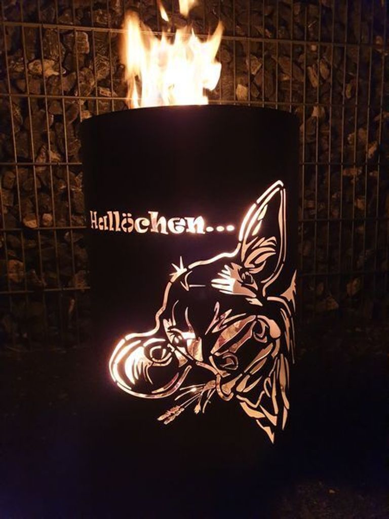 Feuerkorb Mit Motiv