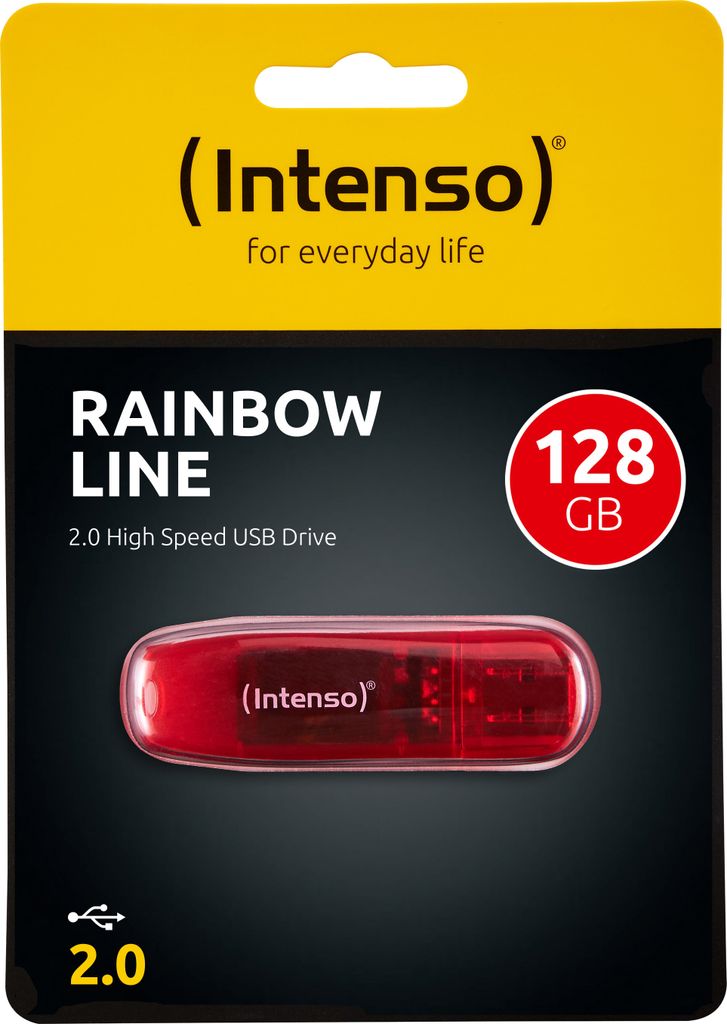 Intenso USB-Stick Rainbow Line rot 128 GB Zdjęcie produktu