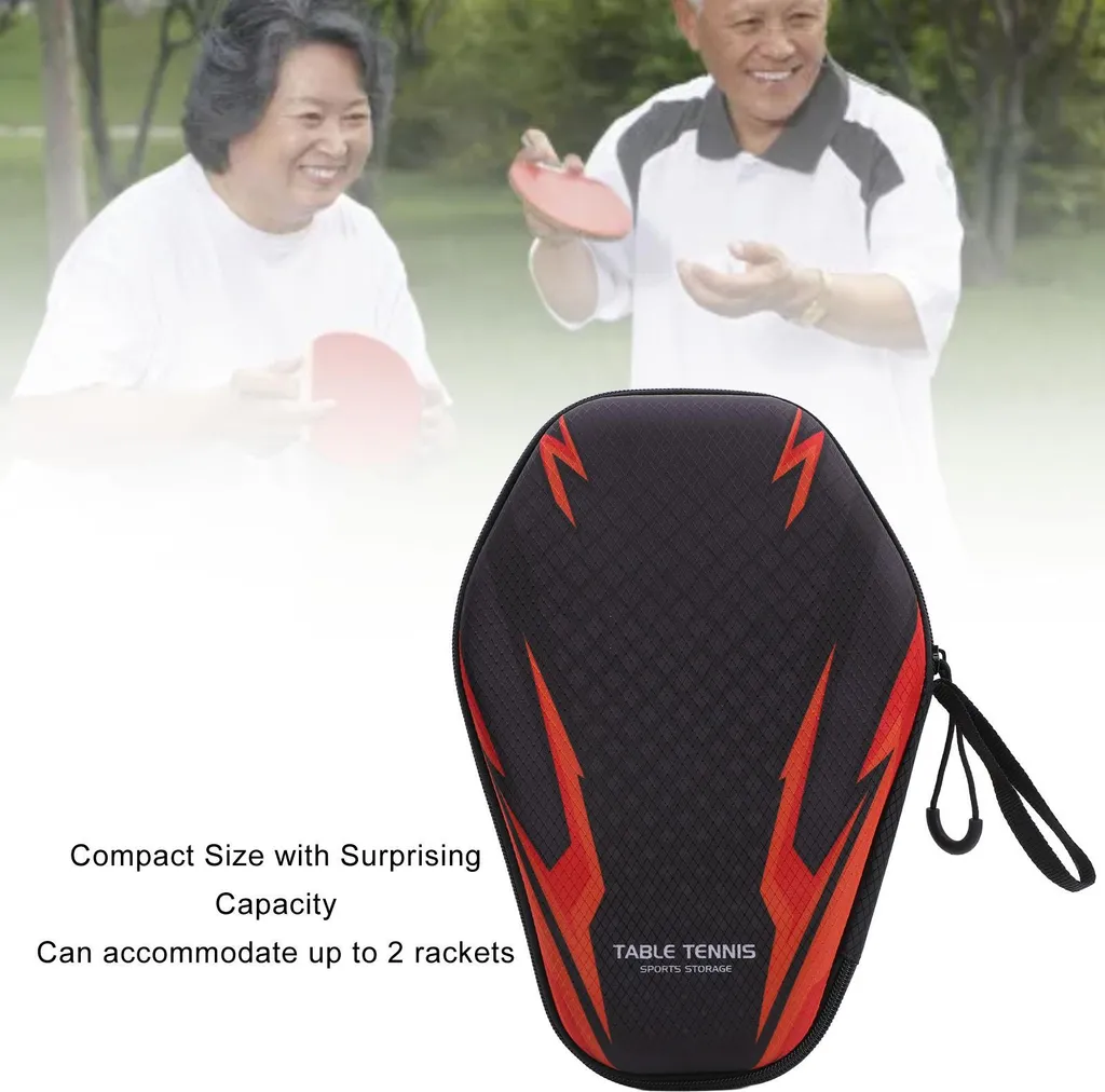 Housse de tennis de table imperméable avec coque de protection renforcée - 4
