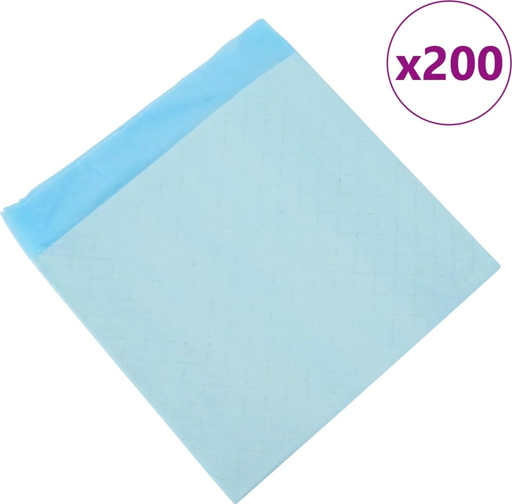 Langlebige Haustier Training Pad Uni 200 pcs - Montage erforderlich - Blau und Weiß 45 x 33cm - Sonstiges Hundezubehör Möbel577209 - Sonstiges H...