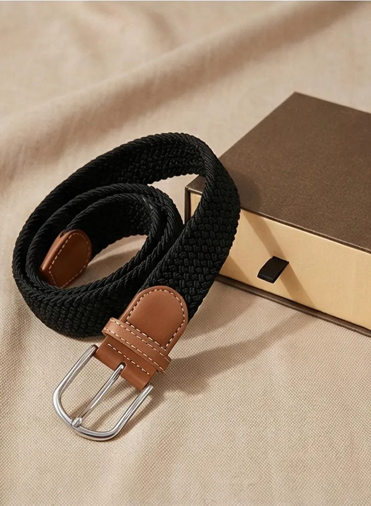 Cintura elastica unisex in tessuto intrecciato, estensibile, per uomini e donne, diversi colori (105 cm) | Leroy Merlin