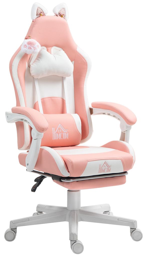HOMCOM Gaming Stuhl Ergonomischer Gamer Stuhl mit Produktbild 