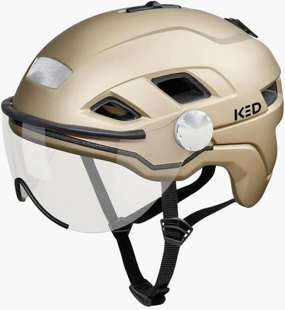 Casque KED B-Vis X-Lite Anti-Vent et Poussière Or Mat 52-58 cm M