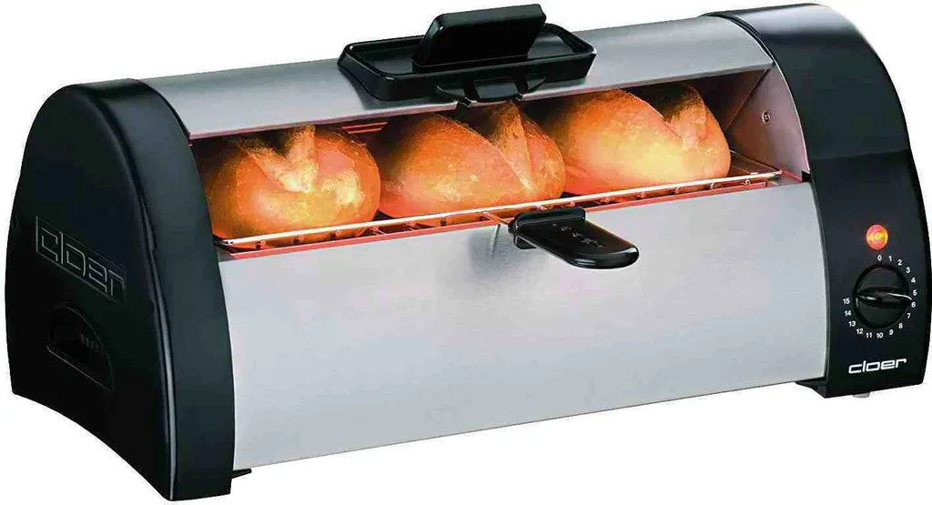 Four à petits pains Cloer 3080 avec thermostat réglable et inox noir