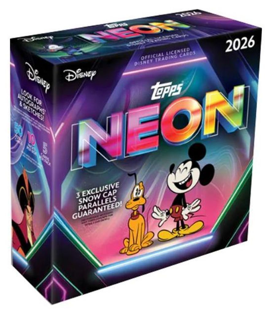 2026 Topps Disney Neon Mega Box Englisch Produktbild 