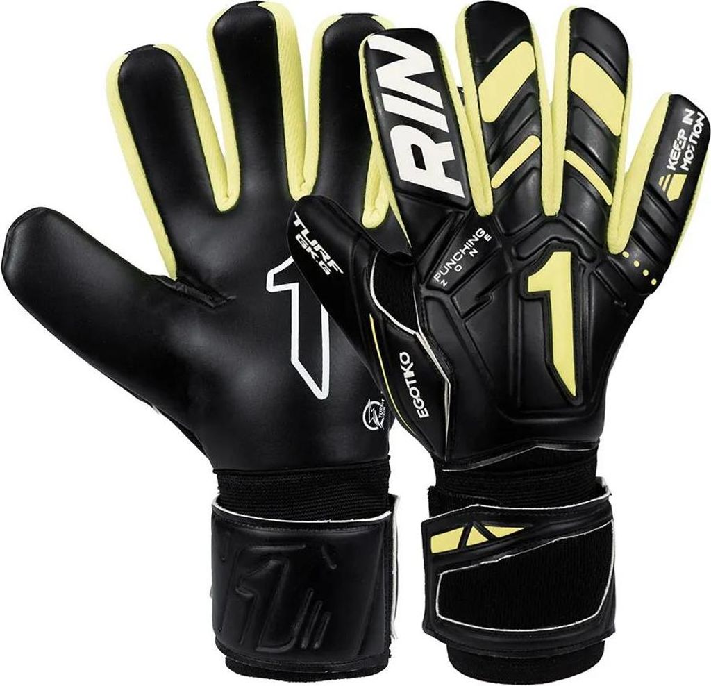Rinat Egotiko Turf Torwarthandschuhe Schwarz 10 Schwarz 10