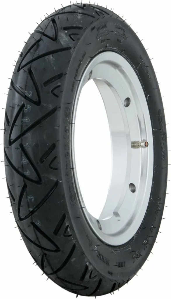 Pneu Scooter 10 Pouces Tubeless SIP Continental avec Homologation KBA