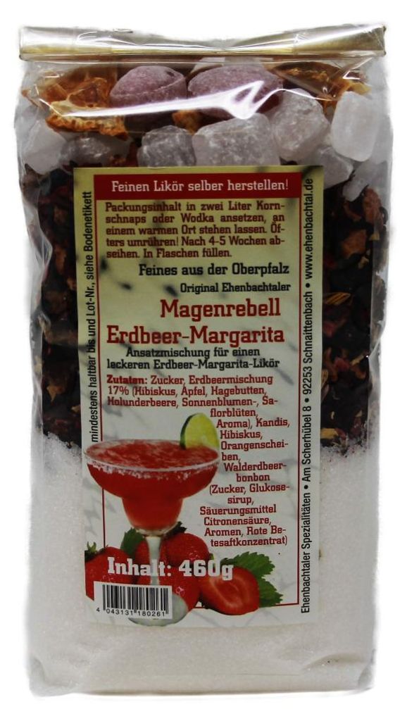 Magenrebell Erdbeer Margarita Ansatzmischung Kräuterlikör Produktbild 