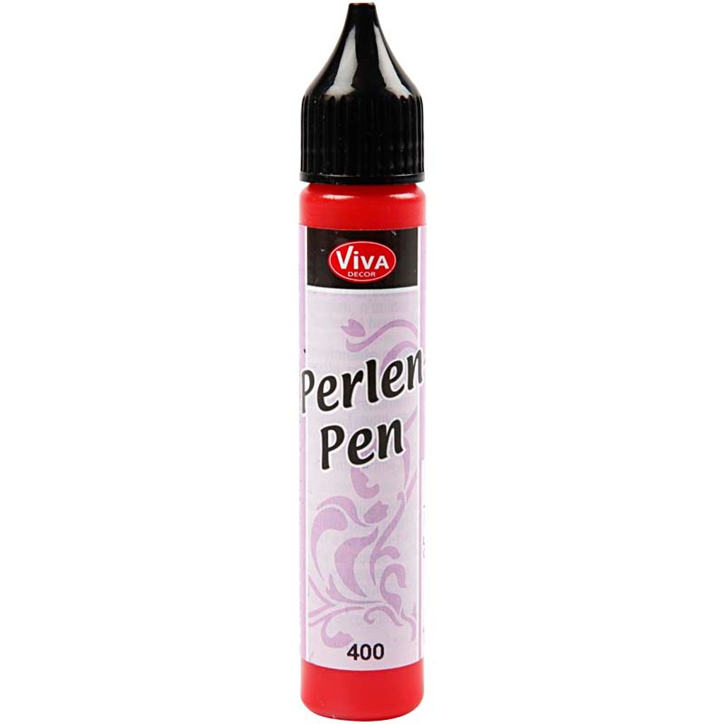 ViVA DECOR Perlen Pen 28 ml rot Produktbild 