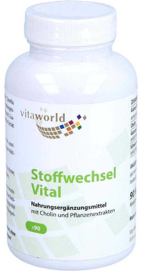 Vitaworld Stoffwechsel Vital | 90 gélules | avec choline, Image du produit 
