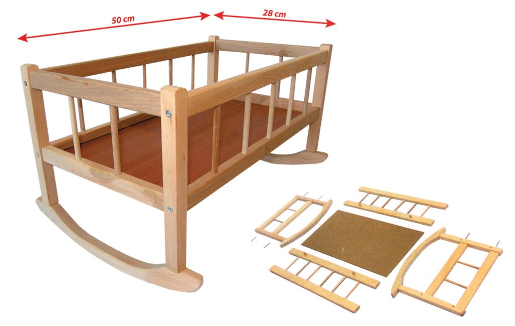 Die Holzwiege 50 x 28 cm Produktbild 