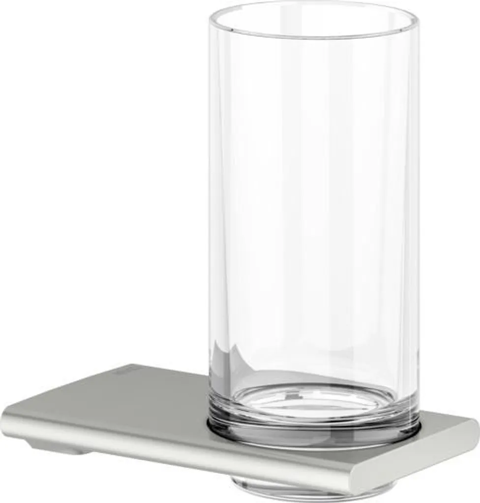 Porte-verre Mural Anti-Calcaire KEUCO EDITION 400 en Cristal et Chrome 115