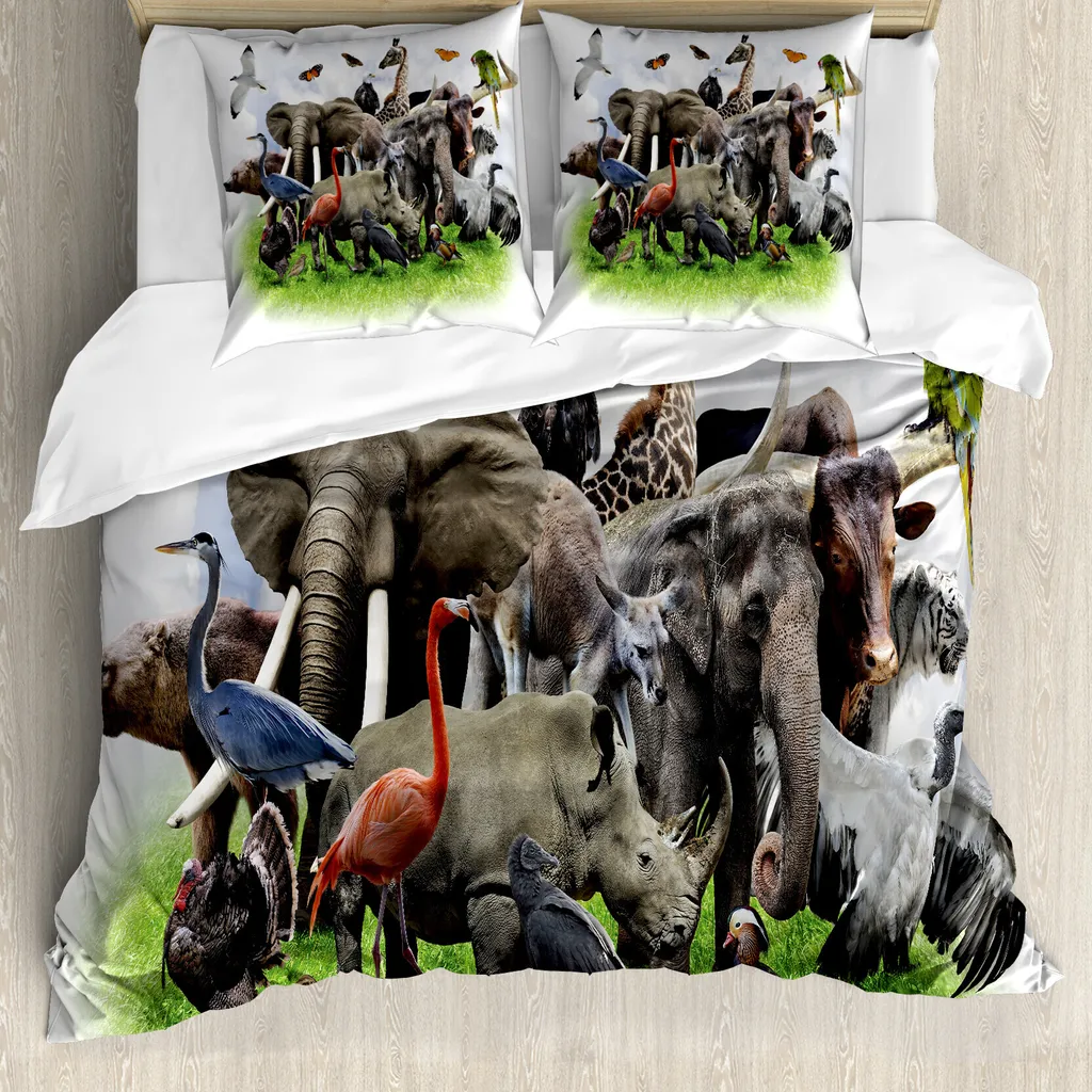 Copripiumino Matrimoniale Africa 200x200 ABAKUHAUS Savana Design