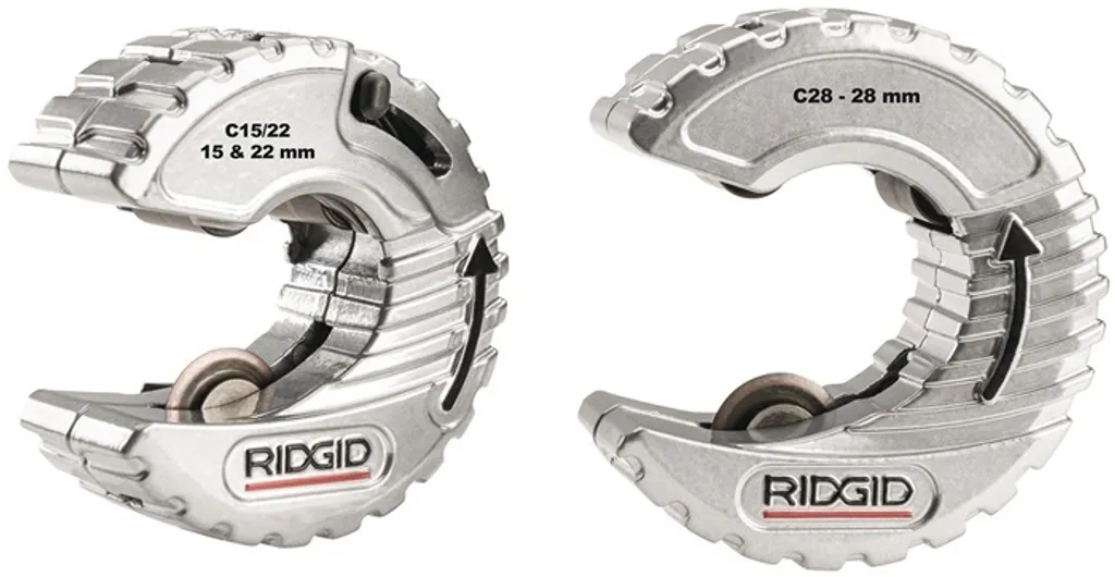 RIDGID 57018 Tagliatubi a C 15/22 mm | Ottimizzato per Rame e Spazi Ristretti