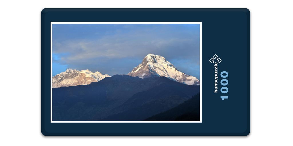 hansepuzzle 14746 - Annapurna Puzzle, 1000 Teile, Reisen, 60,0 x 46,0cm mit hochwertiger Aufbewahrung, Kartonbox und wiederverschließbarem Beutel