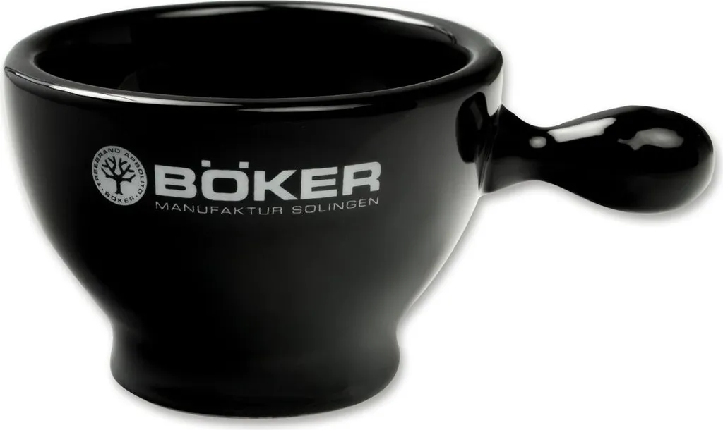 Bol à raser Pommeau rond en inox poli pour savon et crème de rasage