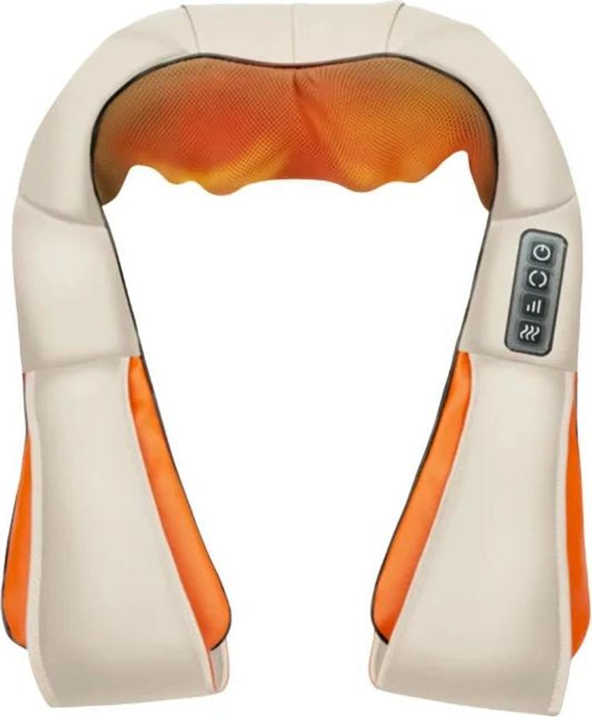 Shiatsu-Nacken- und Schultermassagegerät mit Wärmefunktion, Beige
