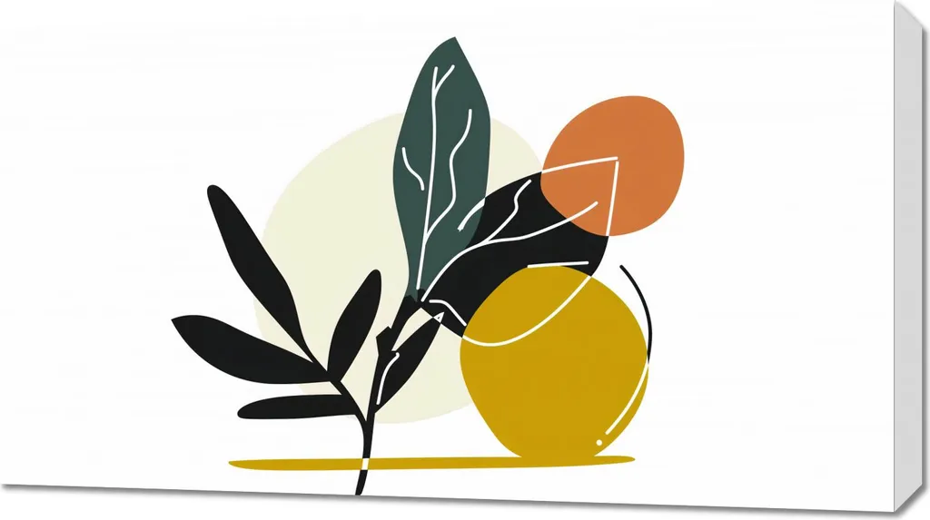 Decorazione Parete Elegante Flora 90x50 - Quadro Moderno Floreale