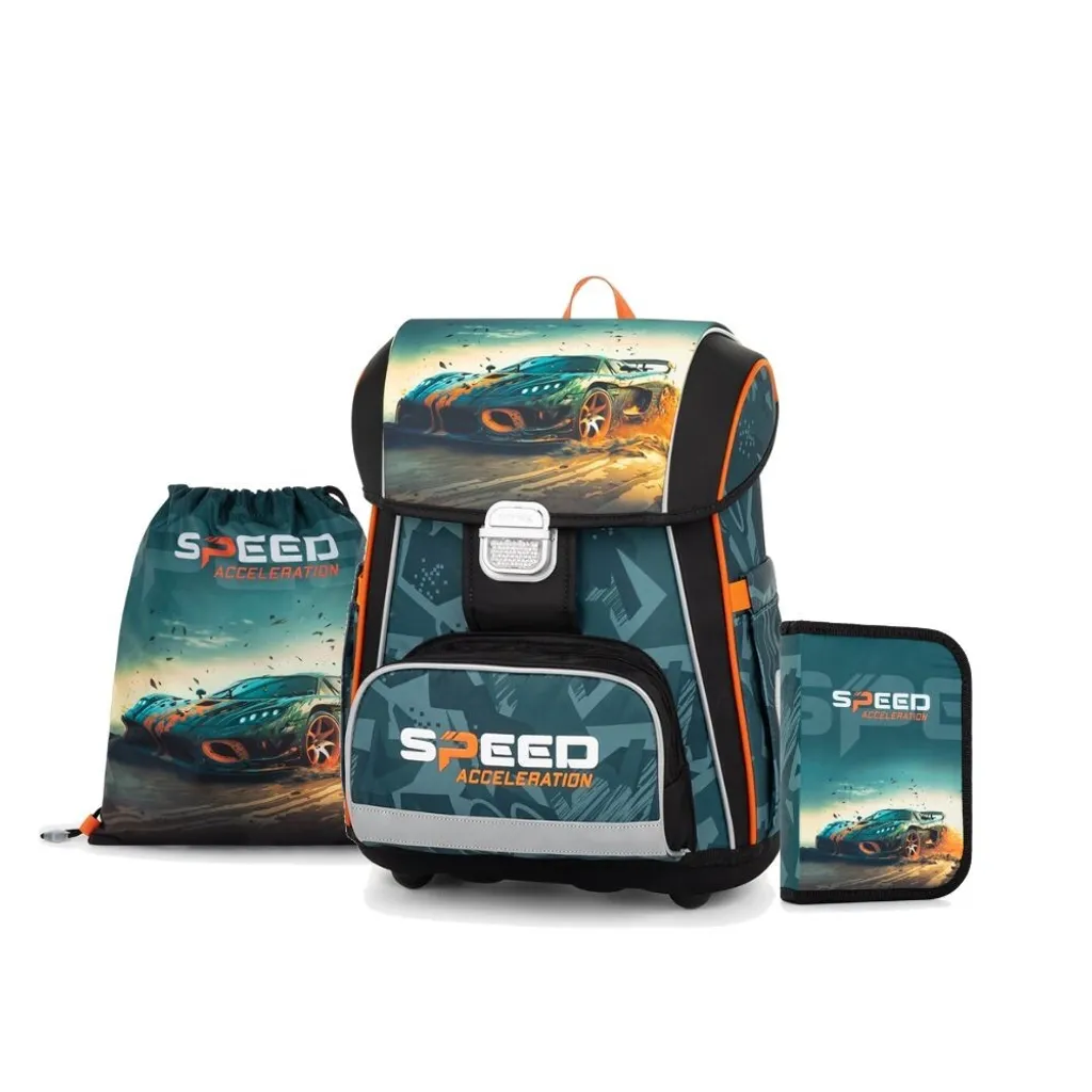 Ensemble Scolaire Premium 3 Pièces Karton P+P - Sac à Dos Ergonomique