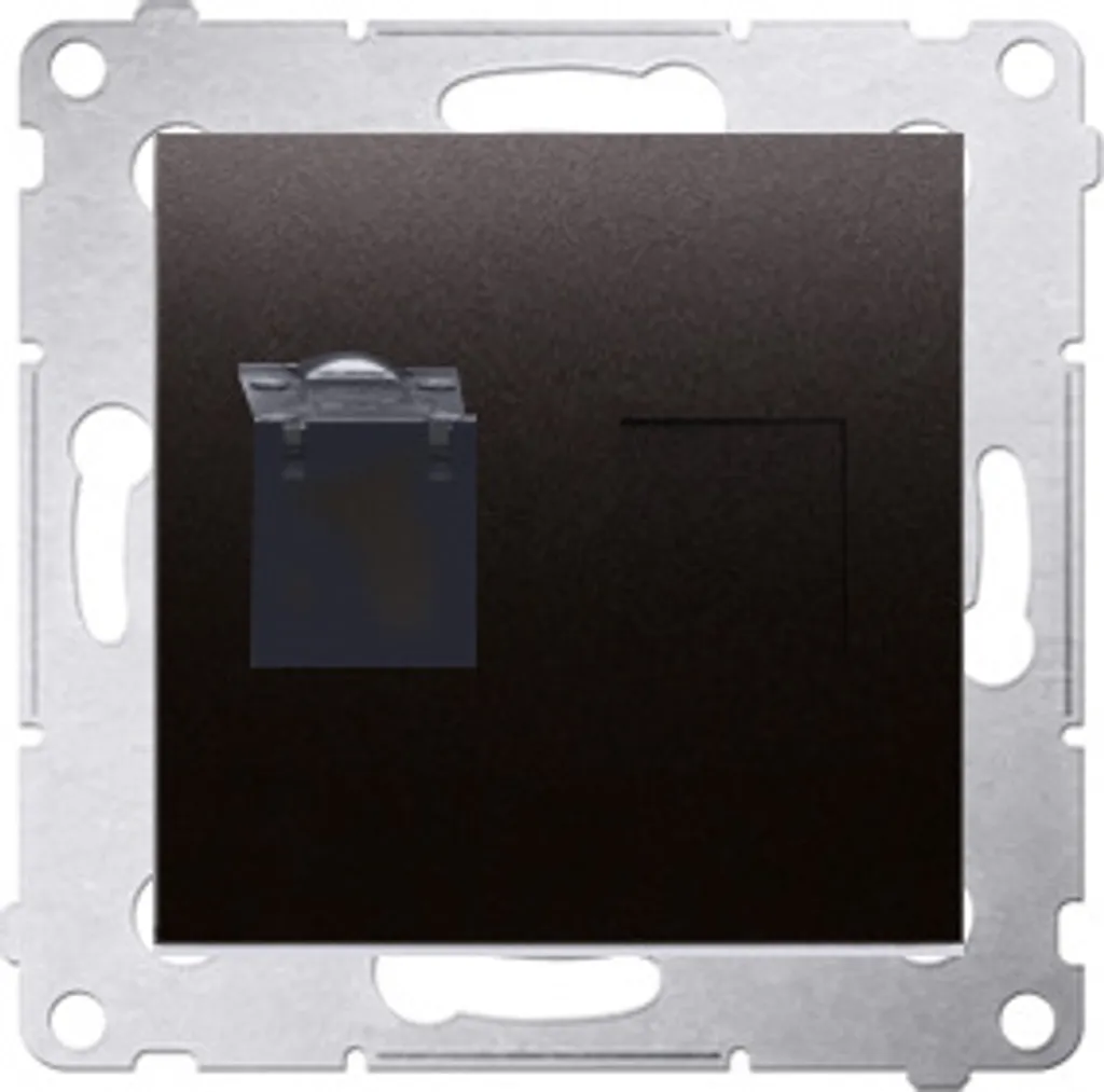 Prise RJ45 cat.6 Simon 54 Premium anthracite mat blindée D61.01/48