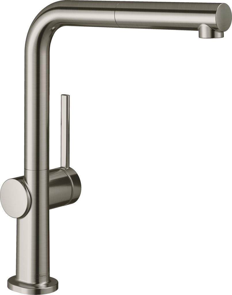 hansgrohe Talis M54 Einhebel-Küchenmischer 270, Niederdruck-Warmwasserbereiter, Ausziehauslauf, 1-jet, 72860800