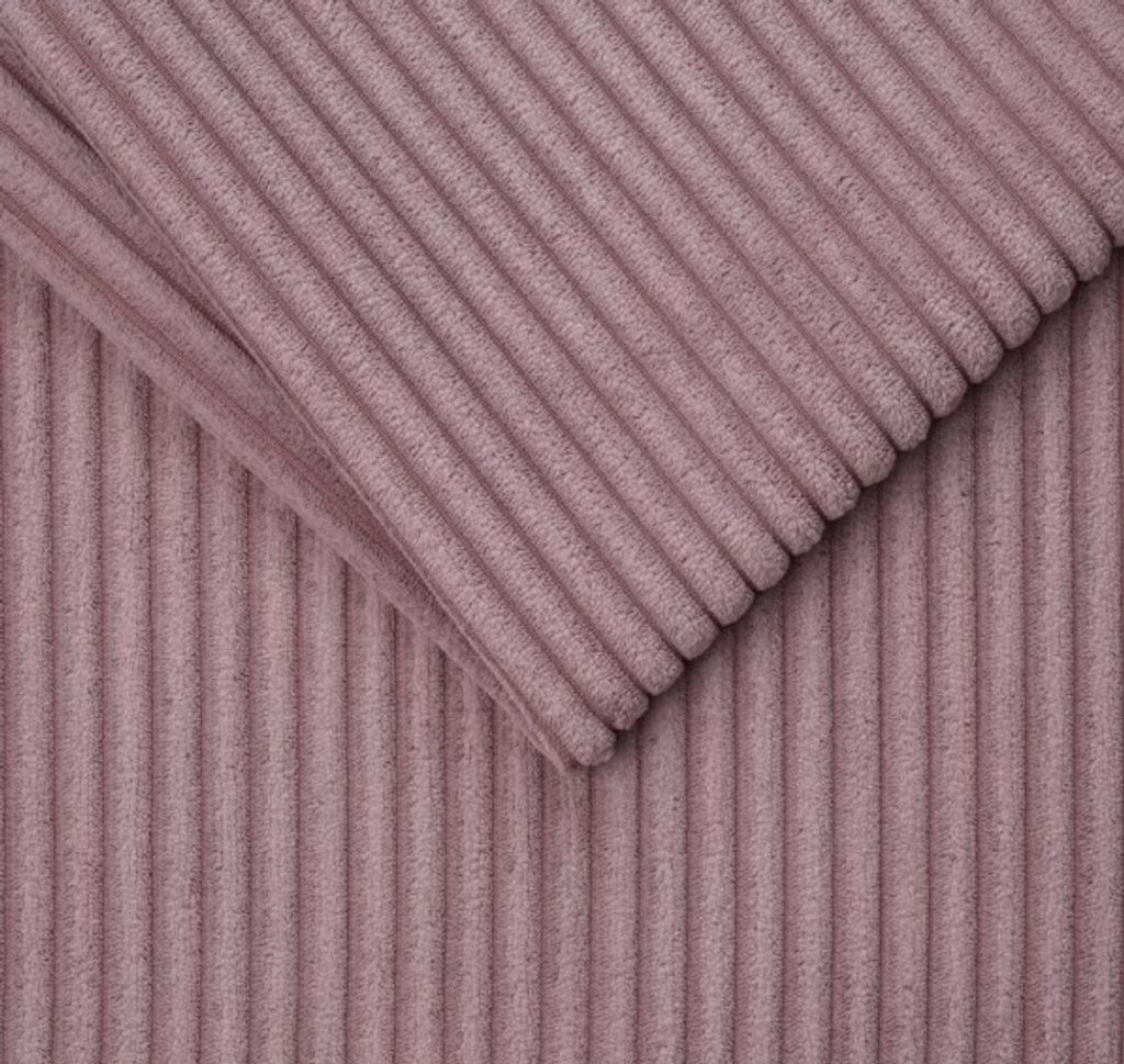 TAPHICEROS Cord Stoff, Lavendel, 100cm x 142cm, Meterware, Polsterstoff Material, Möbelstoff, Dicker Rippenstoff