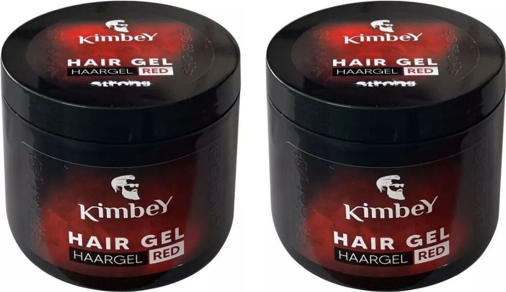2 x Kimbey Hairgel Strong Red 600 ml