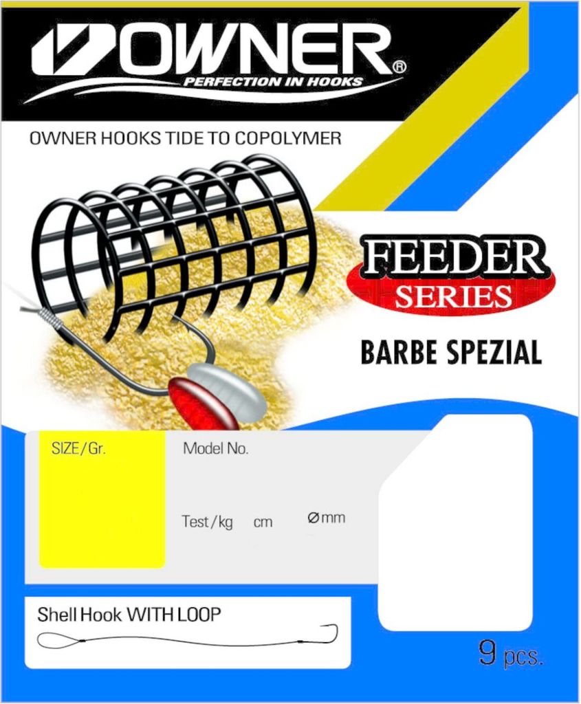 Owner Barbe Spezial brüniert FRL-044 100cm - gebundene Angelhaken, Größe/Tragkraft/Durchmesser/Inhalt:Gr. 10 / 5.8kg / 0.25mm / 9 Haken pro Packung