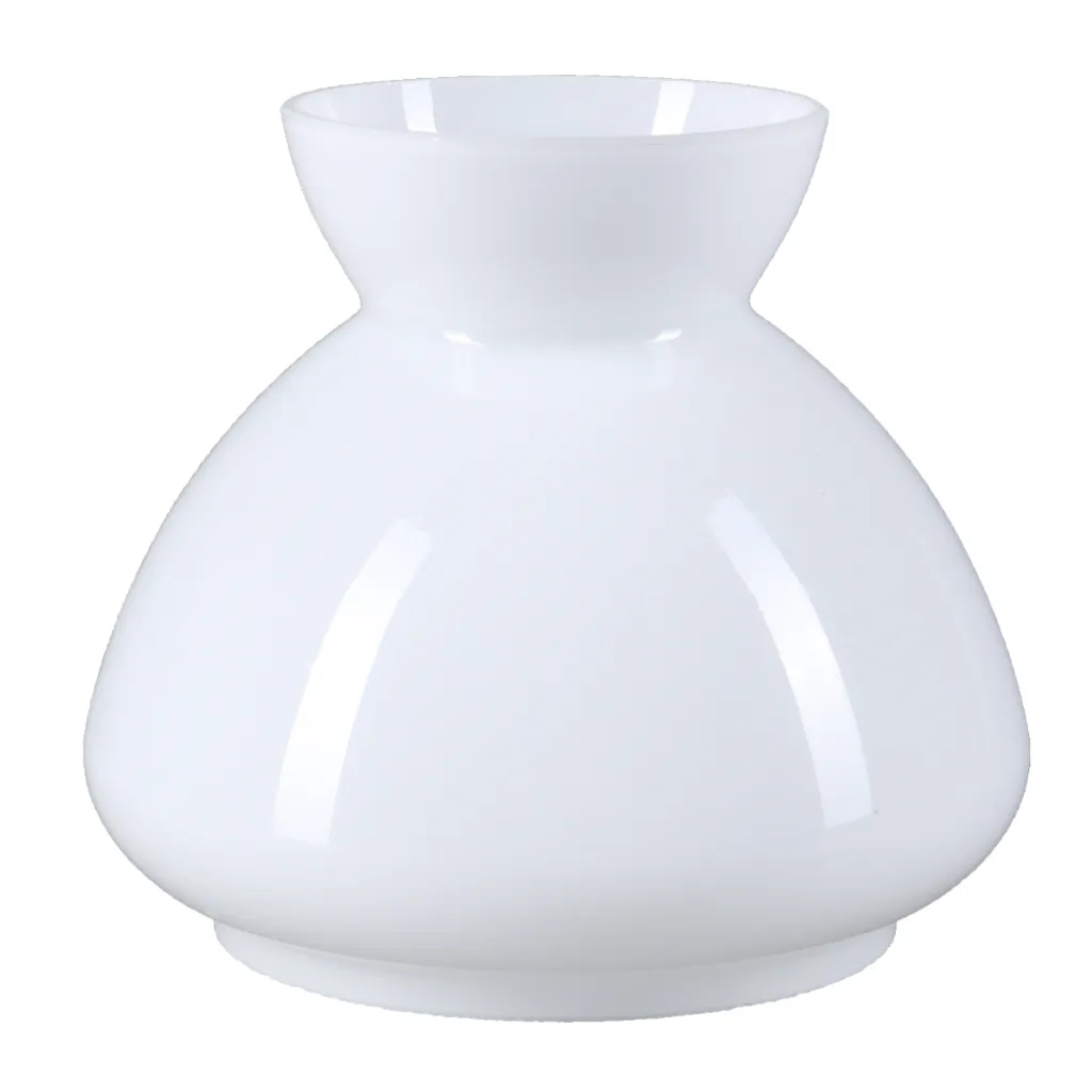 Réparer abat-jour fissuré : Verre de lampe Ø 98mm blanc de rechange