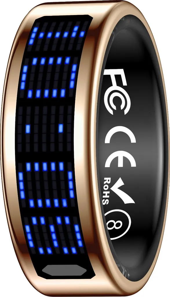 Regala Emozioni: INF Smart Ring Oro Rosa 14 con Display Touch