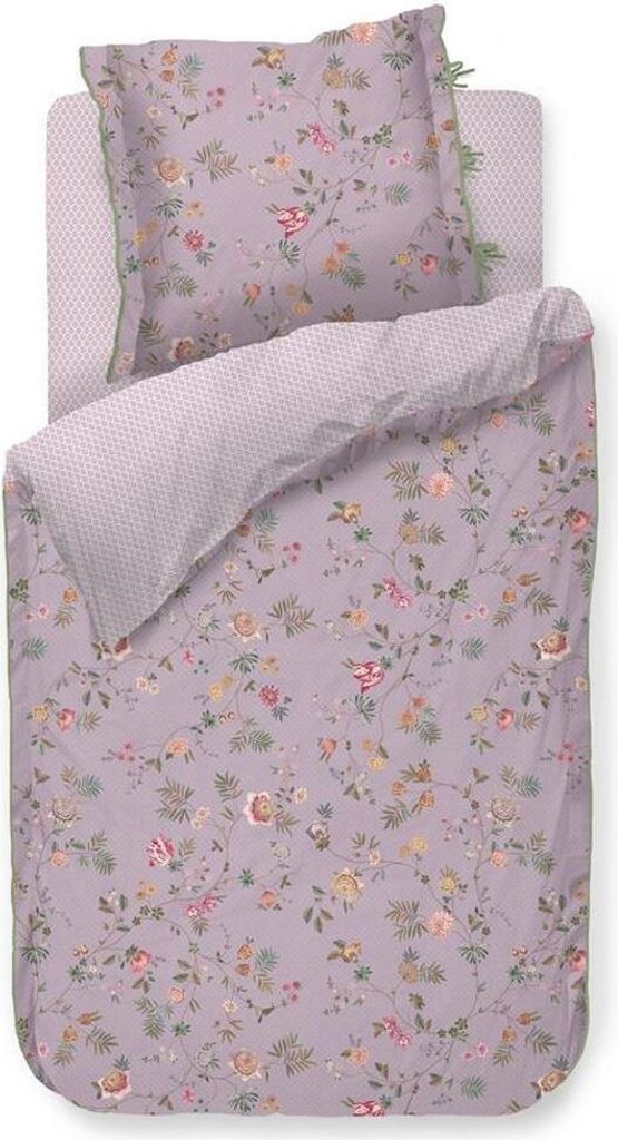 Pip Studio Perkal-Bettwäsche-Garnitur La Dolce Vita Farbe Lila Größe 135x200+80x80