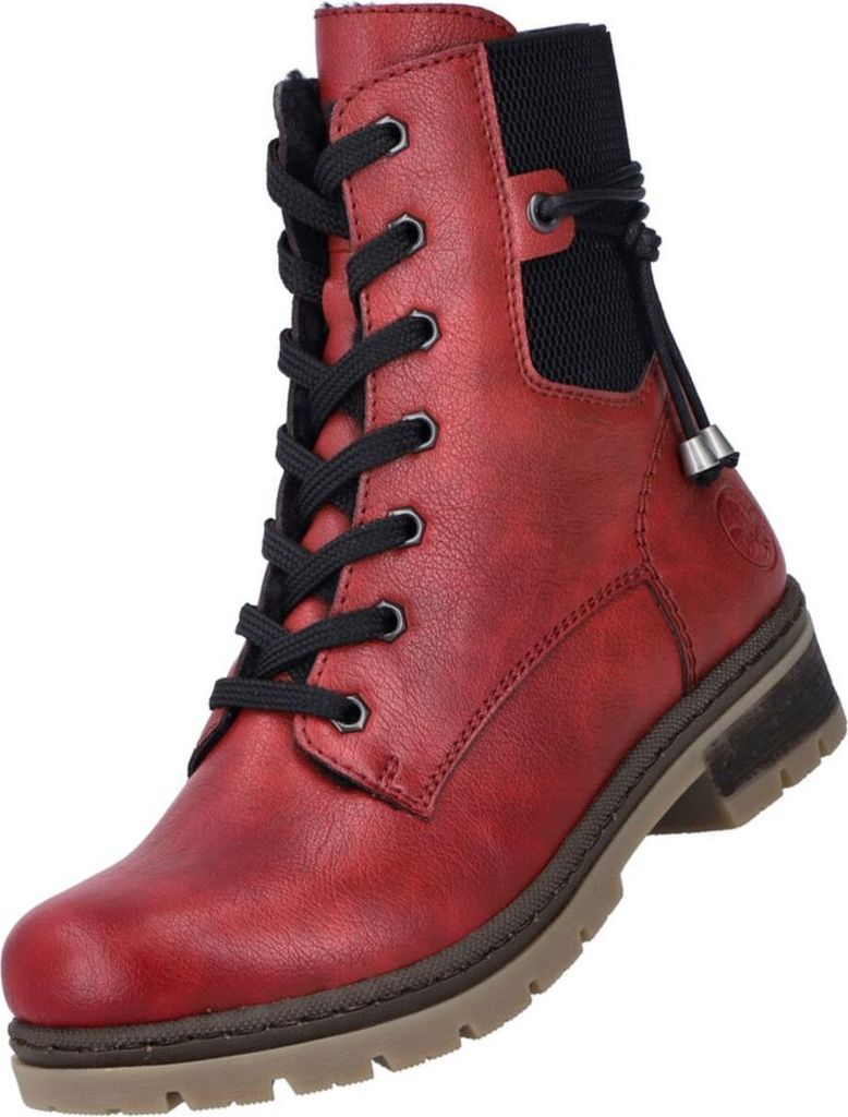 Rieker Schnürstiefeletten Damen 31383736383230 Rot 36 EU