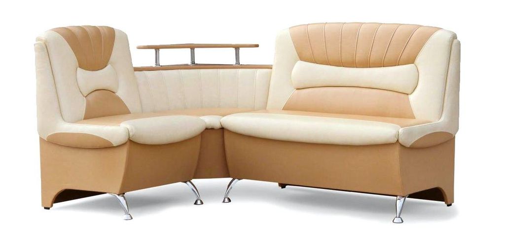Eckbank Arabika 128x173 cm gepolstert, Beige/Hellbeige Produktbild 