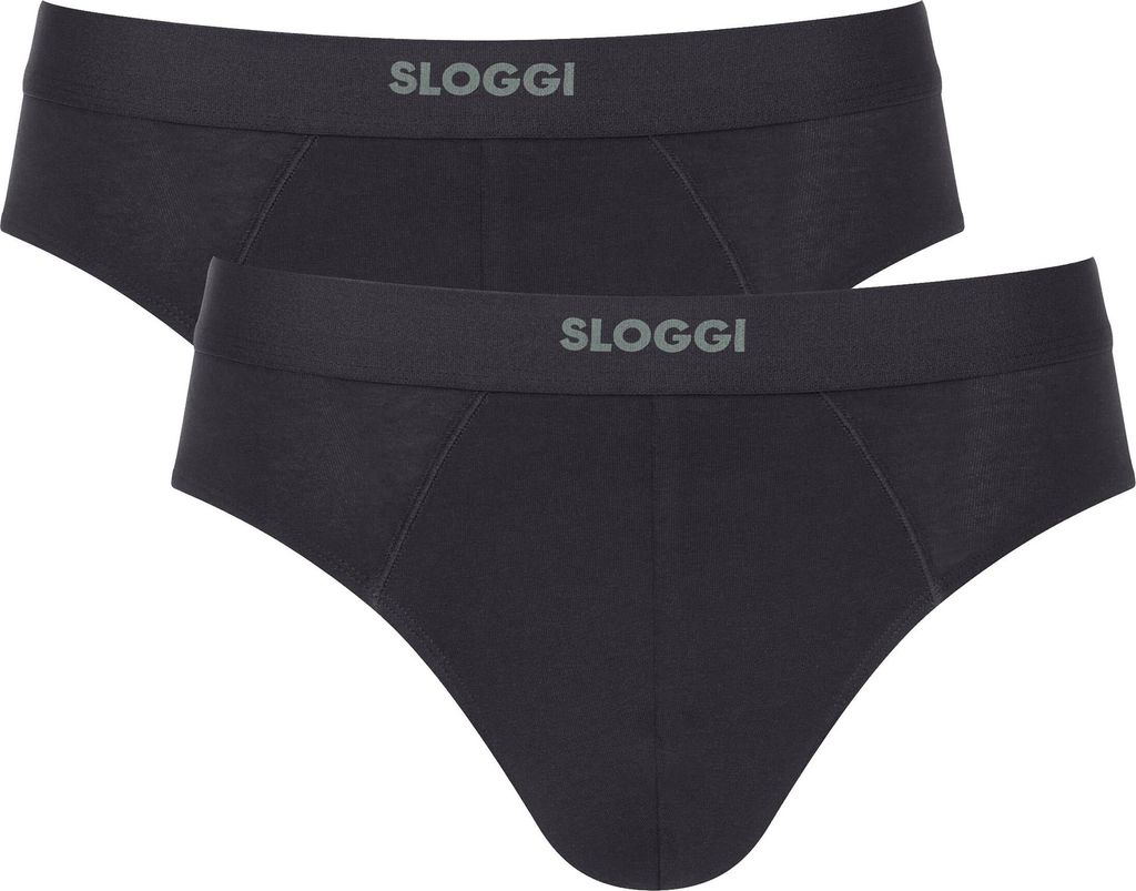 Sloggi Herren EVER Ease Slips Midi Slip 2er-Pack 0XXL