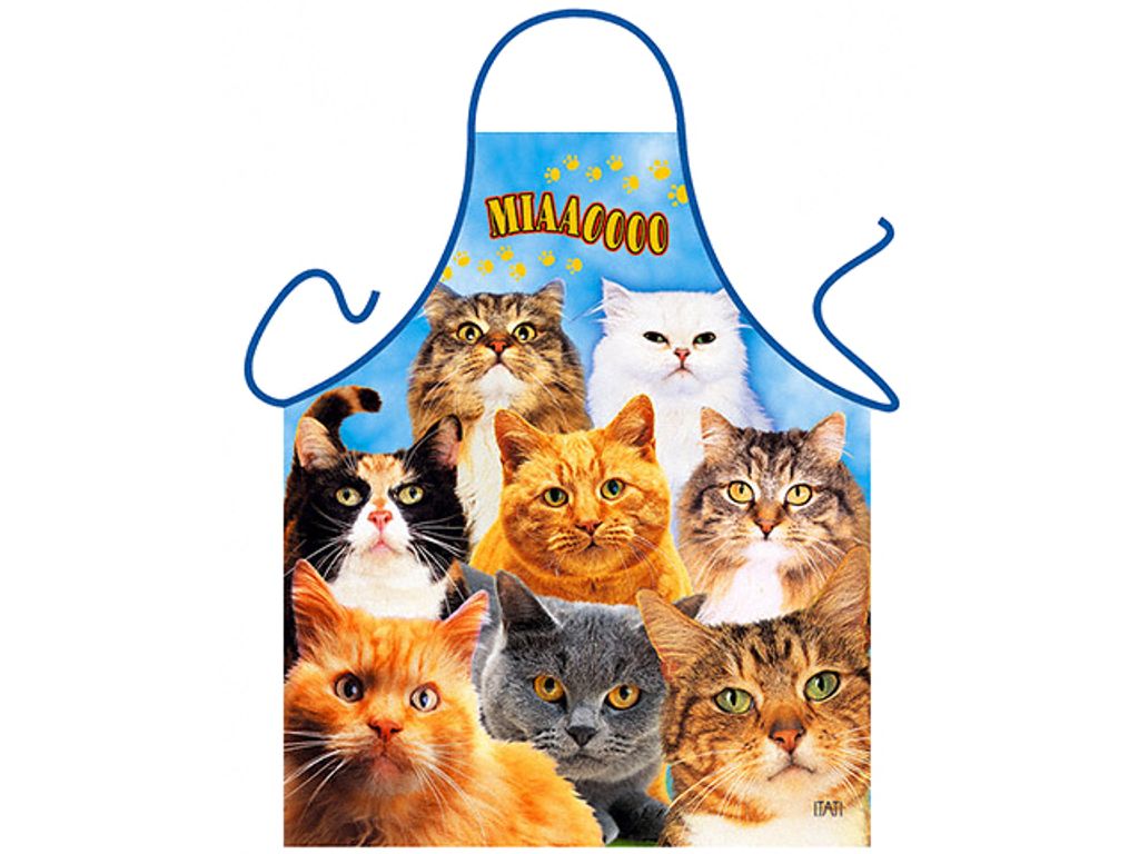 Schürze mit niedlichen Katzen Produktbild 