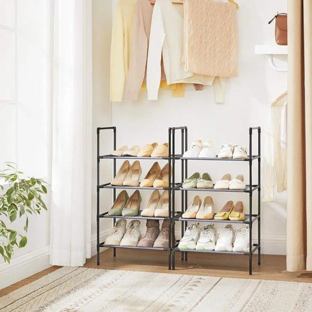 Organisateur de chaussures pour entrée étroite 45 cm de large avec tiroir
