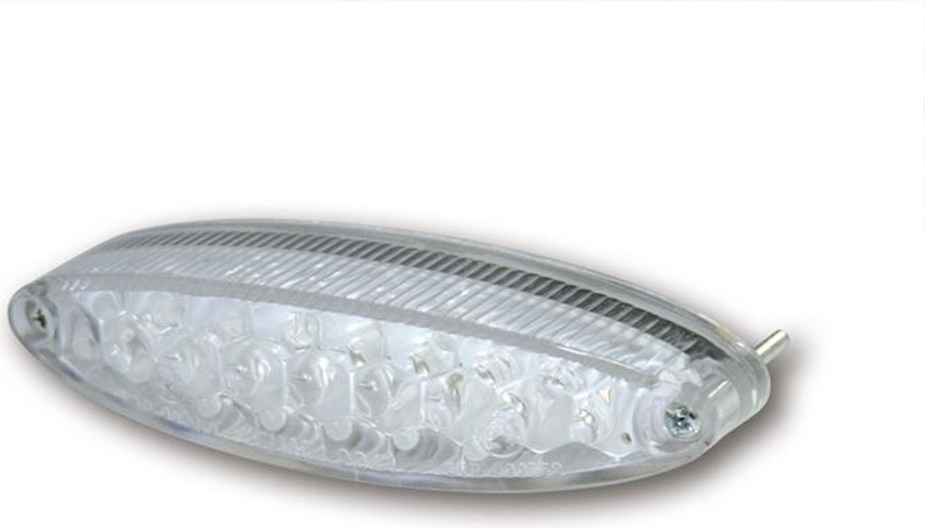 HIGHSIDER smart Number1 LED Mini Rücklicht Klar mit Kennzeichenbeleuchtung (1Stk)