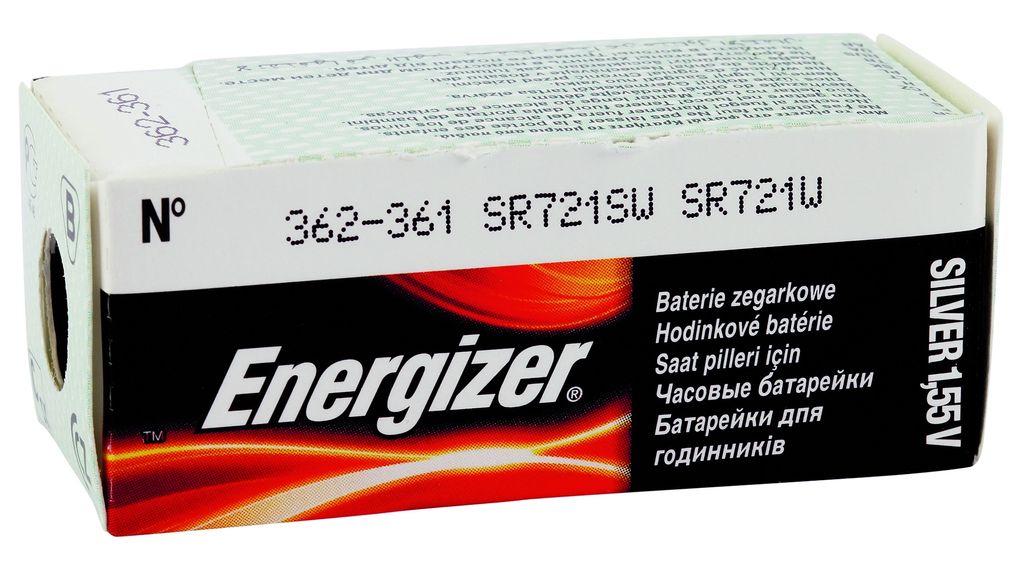 ENERGIZER Knopfzellen, 0% Quecksilber , Inhalt 10 Stück, Produktbild 